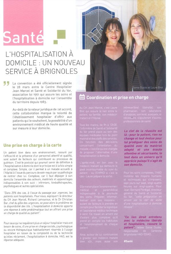 soins palliatifs a domicile Saint-Maximin nouveau service