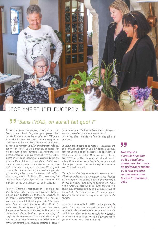 soins palliatifs a domicile Saint-Maximin article